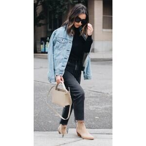 Everlane High Rose Straight Jean Raw Hem 27